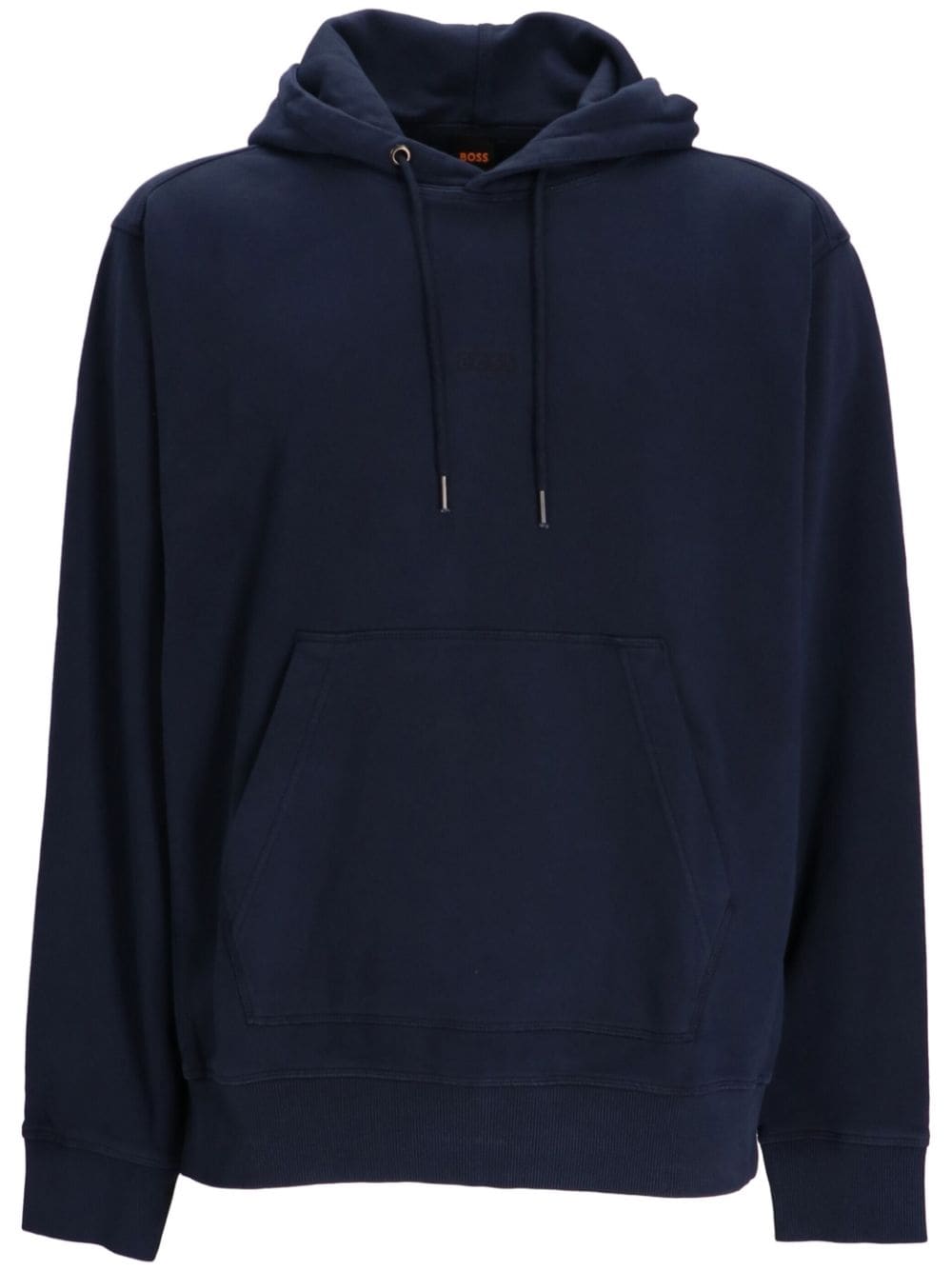 BOSS Hoodie mit Logo-Print - Blau von BOSS