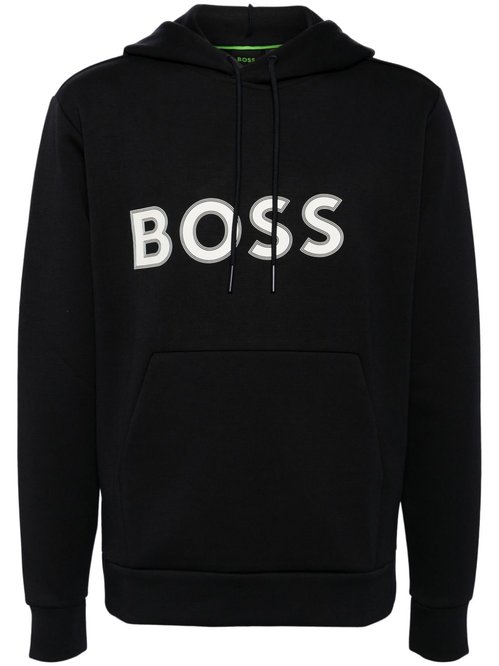 BOSS Hoodie mit Logo-Print - Blau von BOSS