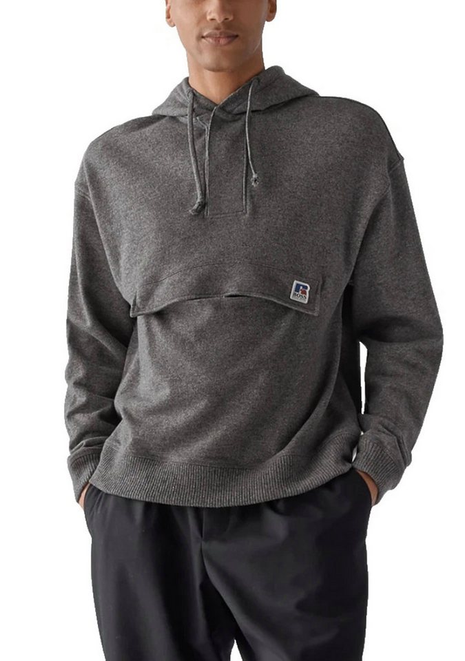 BOSS Hoodie x Russell Athletic Limited Unisex Kapuzen Sweatshirt Relaxed Fit aus der exklusiven BOSS x Russell Athletic Kollektion von BOSS