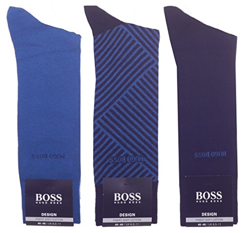 BOSS Hugo 3er Pack Design Socken „one size“ Geschenkbox 3P RS Gift Set CC von BOSS