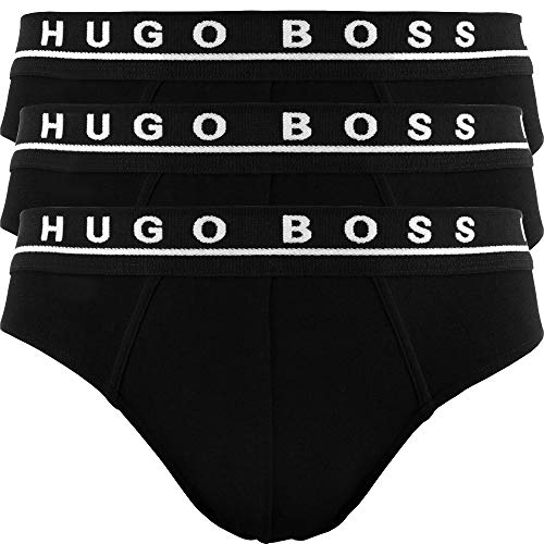 BOSS Hugo 3er Pack Herren Mini Slip L 3X schwarz von BOSS