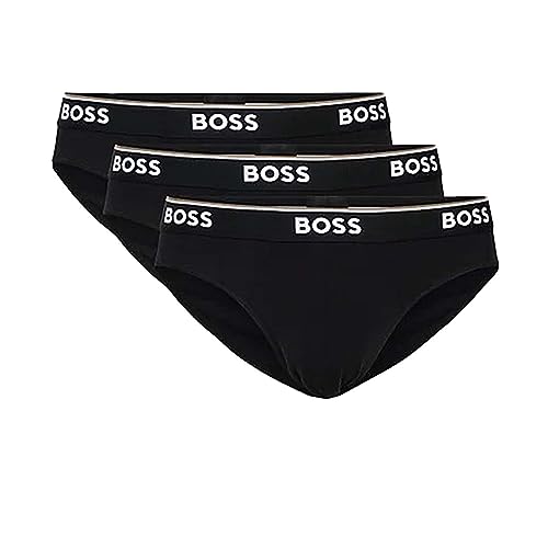 BOSS Hugo 3er Pack Herren Mini Slip S 3X schwarz von BOSS