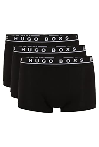 BOSS Hugo Herren Retroshorts Boxer 3P BM 10146061 07, 3er Pack, Einfarbig, Gr. XX-Large, Schwarz (Black 1) von BOSS