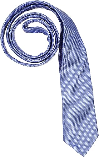 BOSS Hugo Herren Krawatte Allover-Muster hellblau weiß von BOSS