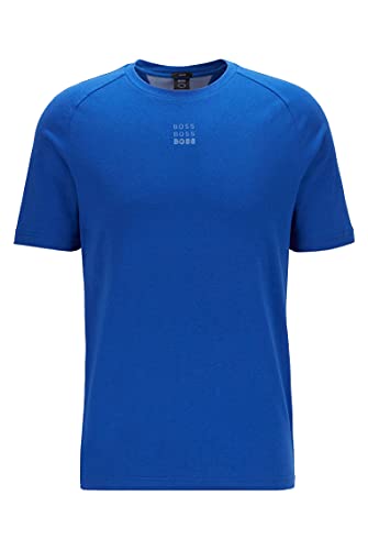 BOSS Hugo Herren Thilix T Shirt, Blau, XL EU von BOSS