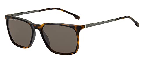 BOSS Hugo Unisex 1183/s/it Sunglasses, 086/70 Havana, 56 von HUGO BOSS