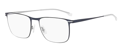 BOSS Hugo Unisex 1246 Sunglasses, Matte Blue Ruthenium, 56 von HUGO BOSS