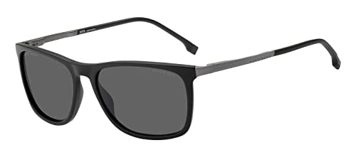 BOSS Unisex 1249/s/it Sunglasses, 003/M9 MATT Black, One Size von BOSS