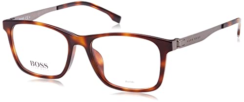 BOSS Hugo Unisex 1343/f Sunglasses, Brown Havana Matte Ruthenium, 54 von HUGO BOSS