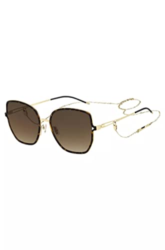 Hugo Boss Unisex Boss 1392/s Sunglasses, Matte Gold Havana, 57 von HUGO BOSS