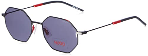 HUGO Unisex Hg 1118/s Sunglasses, BLX/IR MT BLK RED, 55 von HUGO