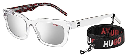 BOSS Hugo Unisex Hg 1219/s Sunglasses, HKN/DC Crystal Whit, 54 von HUGO