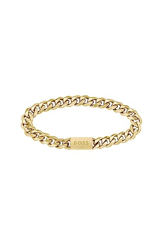 BOSS Jewelry Gliederarmband für Herren Kollektion CHAIN FOR HIM Gelbgold - 1580403M von BOSS