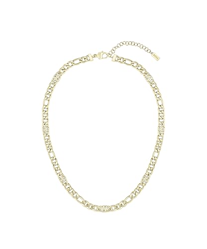HBJ BOSS Jewelry Gliederhalskette für Damen Kollektion DOUBLE B INFINITE aus Gelbgold mit Doppel-B Charms - 1580632 von BOSS