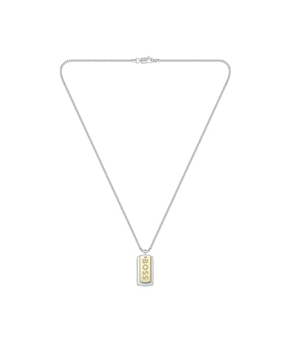 BOSS Jewelry Halskette oder Gliederarmband für Herren Kollektion DEVON aus Zweifarbiges Edelstahl, Necklace von BOSS