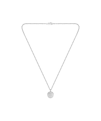 BOSS Jewelry Halskette für Herren Kollektion DOUBLE B COIN aus Edelstahl mit einem Charm in Münzform - 1580761 von BOSS