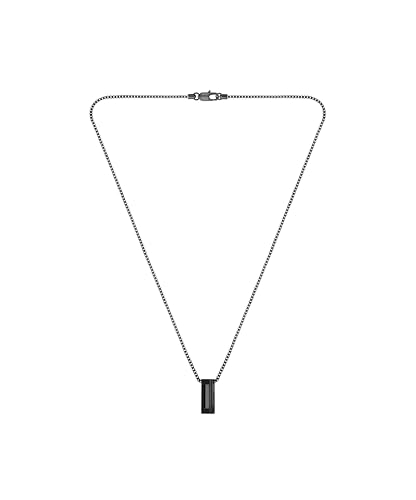 BOSS Jewelry Halskette mit Anhänger für Herren Kollektion CANDOR JEWELRY aus Schwarzem Edelstahl - 1580750 BOSS Jewelry Halskette mit Anhänger für Herren Kollektion CANDOR JEWELRY aus Schwarzem Edelstahl - 1580750 von BOSS