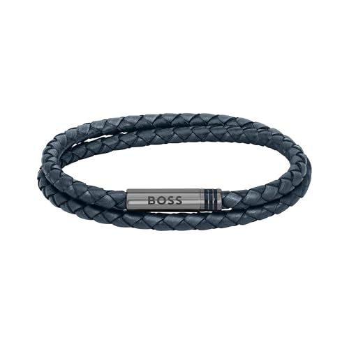 BOSS Jewelry Lederarmband für Herren Kollektion ARES von BOSS