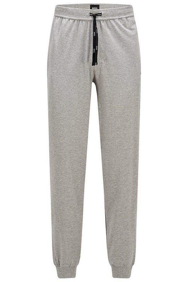 BOSS Jogginghose MIX&MATCH PANTS (1-tlg) lange Hose mit Bündchen aus Stretch-Baumwolle von BOSS