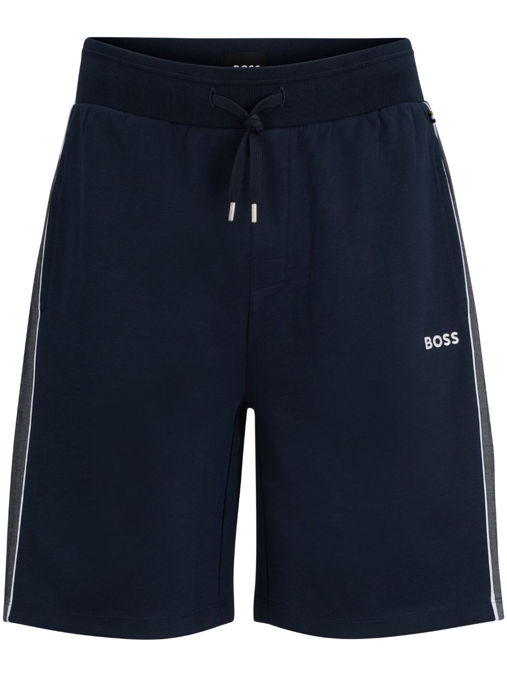 BOSS Joggingshorts mit Logo-Stickerei - Blau von BOSS