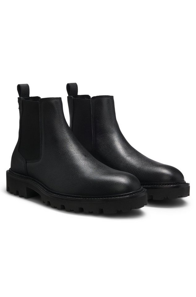 BOSS Julyo Cheb Chelseaboots Schlupfboots, Stiefelette, Profilsohle, mit seitlichem Stretch von BOSS