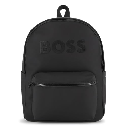 BOSS Jungen J52714 Rucksack, Schwarz von BOSS