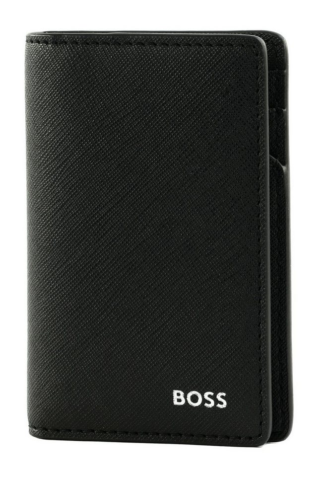BOSS Kartenetui Bifold cc Card Case, aus echtem Leder von BOSS