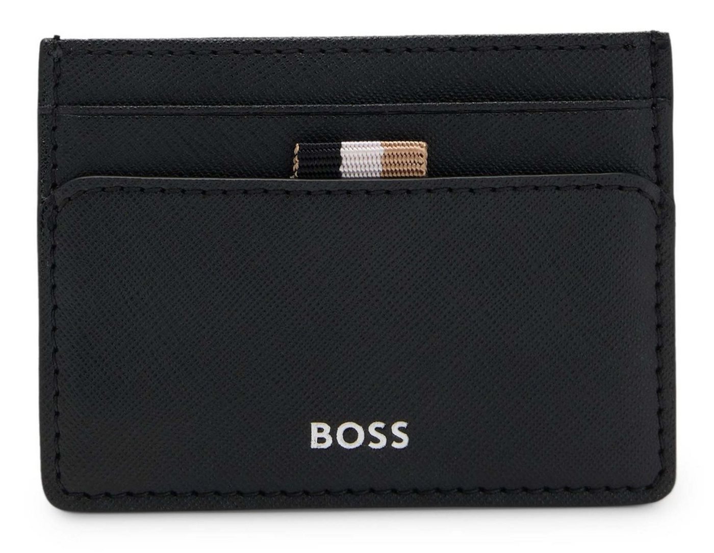 BOSS Kartenetui Card Holder, aus echtem Leder von BOSS