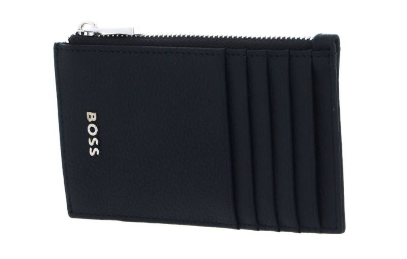BOSS Kartenetui Cardholder With Zip, aus echtem Rindsleder von BOSS