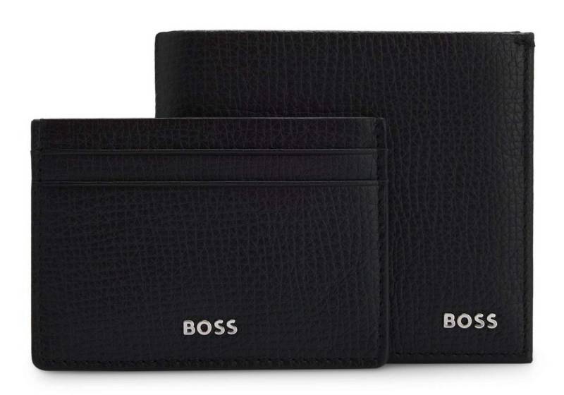 BOSS Kartenetui GBBM 4 CC Wallet and Card Case (Set, 2-tlg), aus echtem Rindsleder von BOSS