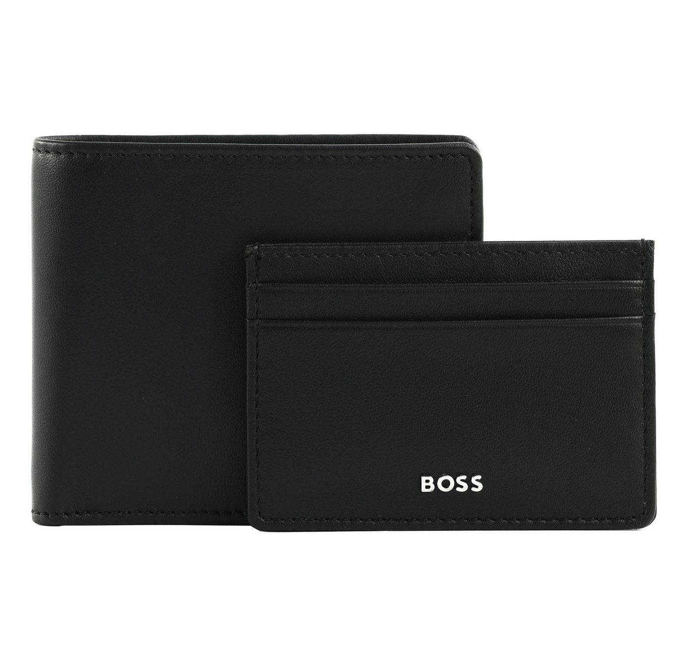 BOSS Kartenetui Gift Set 8CC Card Hold and Card Case (Set, 2-tlg), aus echtem Lammleder von BOSS