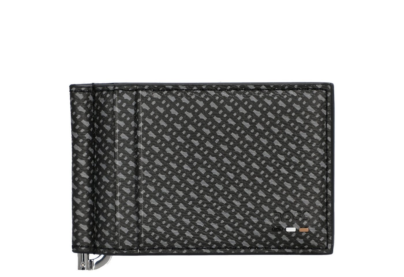 BOSS Kartenetui Ray MN - Kreditkartenetui 6cc mit Geldscheinklammer 10 cm (black) von BOSS