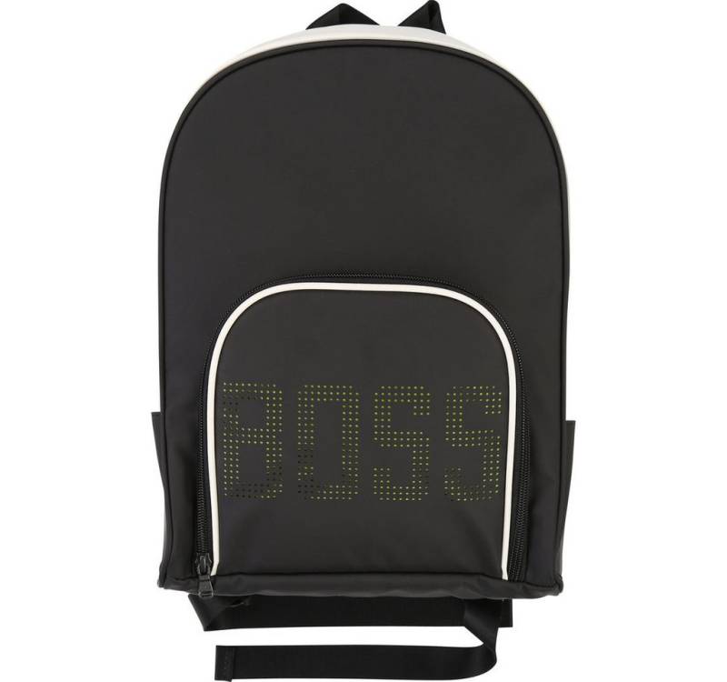 Boss Kidswear Kinderrucksack Boss Kidswear Designer Rucksack Backpack schwarz weiß von Boss Kidswear