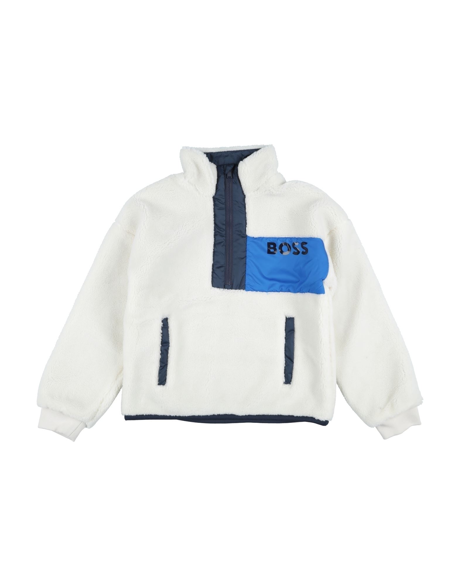 BOSS Shearling- & Kunstfell Kinder Off white von BOSS