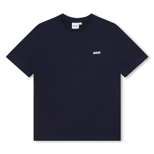 BOSS - Kurzarm T-Shirt Blau 100% Baumwolle 8JAHRE von BOSS