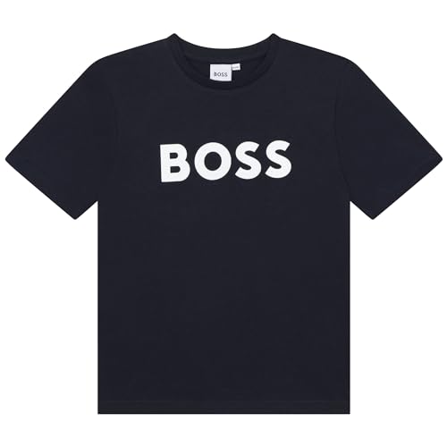 BOSS - Kurzarm T-Shirt Schwarz 100% Baumwolle 14JAHRE von BOSS