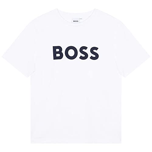 BOSS - Kurzarm T-Shirt Weiss 100% Baumwolle 10JAHRE von BOSS