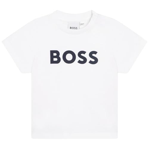 BOSS - Kurzarm T-Shirt Weiss 100% Baumwolle 2JAHRE von BOSS