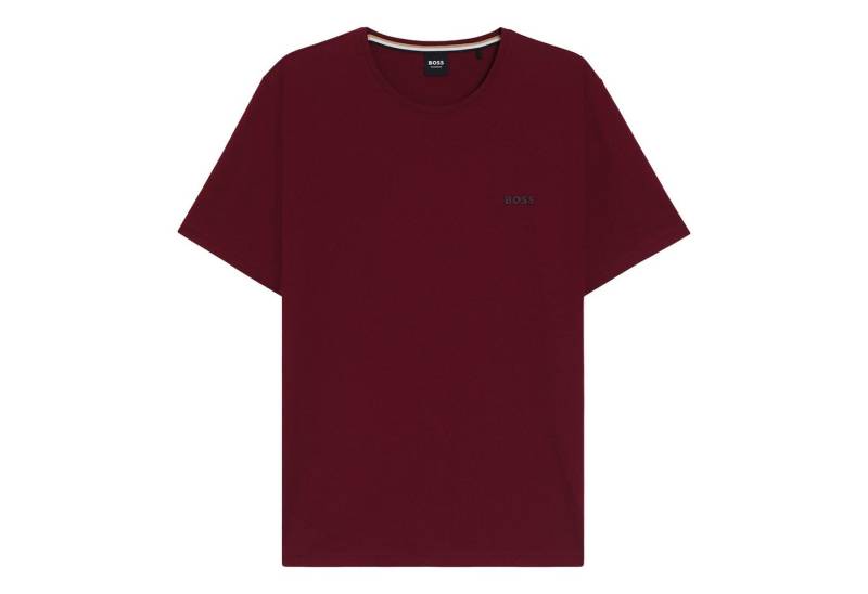 BOSS Kurzarmshirt Mix&Match T-Shirt R mit eingesticktem Boss-Logo auf Vorderseite von BOSS