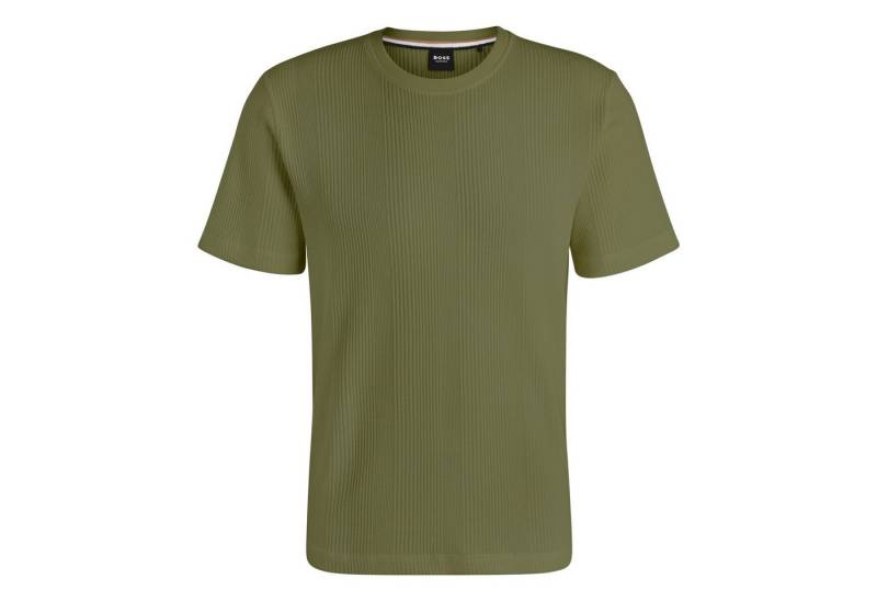 BOSS Kurzarmshirt Structure T-Shirt kurzärmelig von BOSS