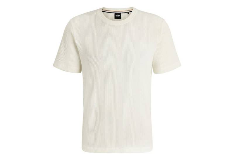 BOSS Kurzarmshirt Structure T-Shirt kurzärmelig von BOSS