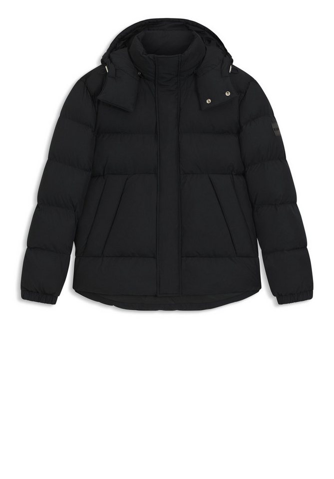 BOSS Kurzmantel Jacke Corbinian mit Logo-Aufnäher (1-tlg) von BOSS
