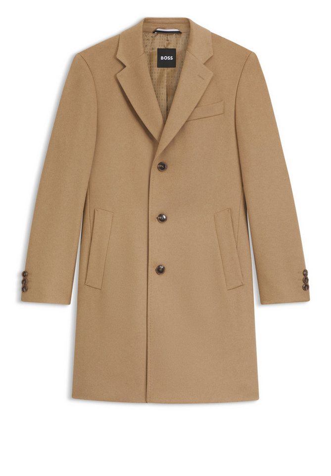 BOSS Kurzmantel aus Woll-Mix mit Kaschmir (1-tlg) von BOSS