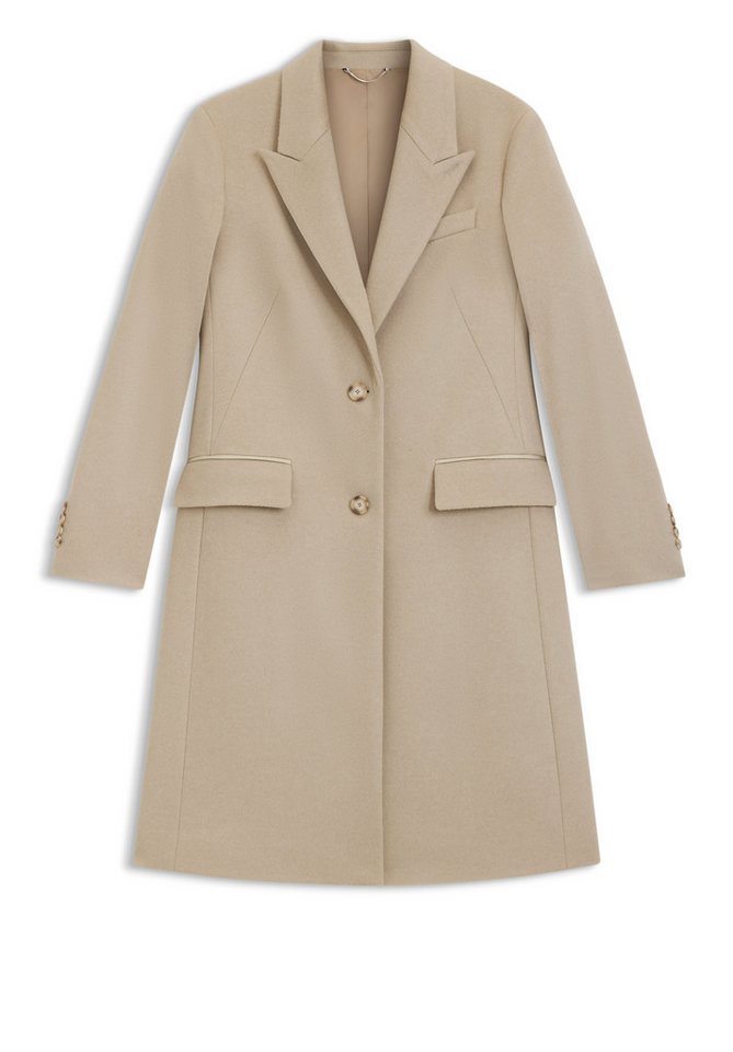 BOSS Kurzmantel aus Wolle mit steigendem Revers (1-tlg) von BOSS