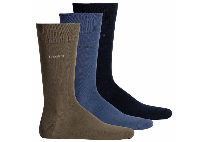 BOSS Kurzsocken Herren Socken 3er Pack Baumwolle (Packung, 3er Pack) von BOSS