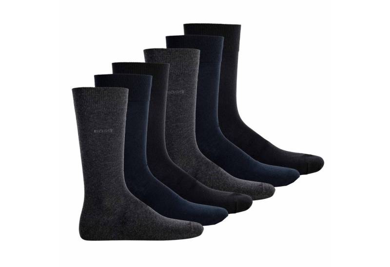 BOSS Kurzsocken Herren Socken 6er Pack Baumwollmischung (Packung, 6er Pack) von BOSS