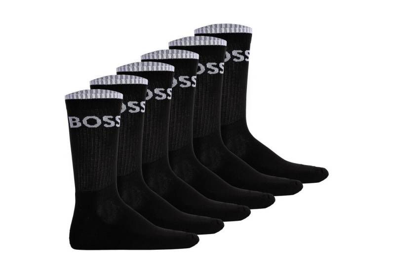 BOSS Kurzsocken Herren Socken 6er Pack Baumwolle 6P QS Stripe CC (Packung, 6er Pack) von BOSS