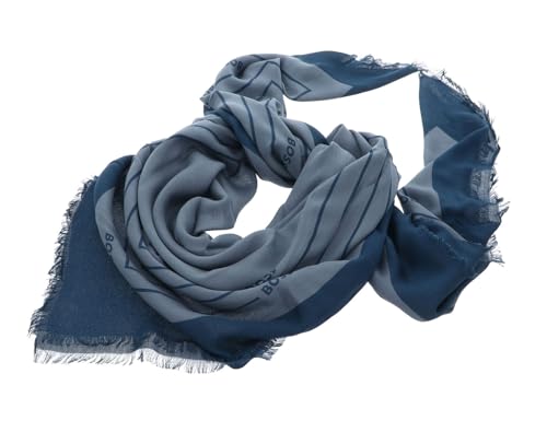 BOSS Laik_120120 Scarf, 475Open Blue, One Size von BOSS