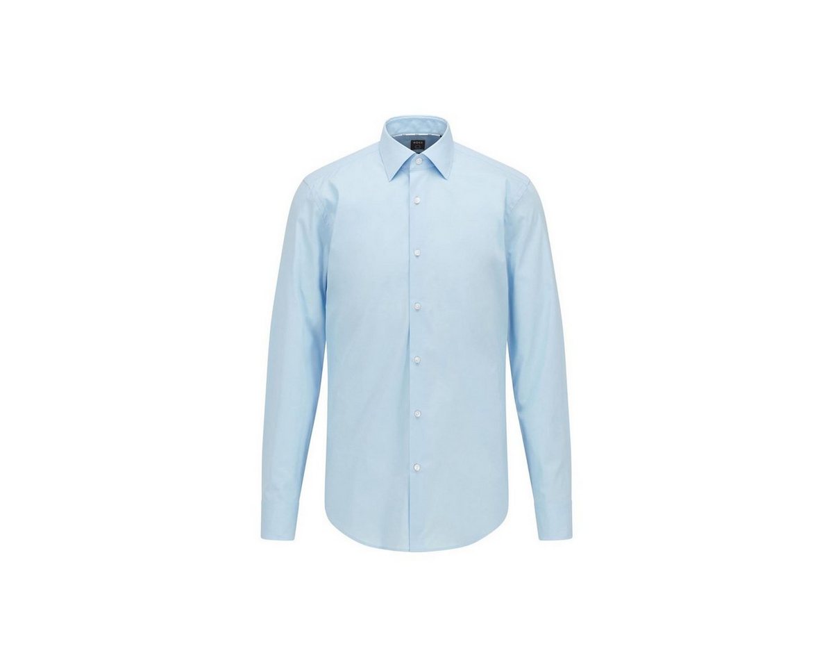BOSS Langarmhemd Langarm Business Hemd für Herren in hellblau (1-tlg) von BOSS
