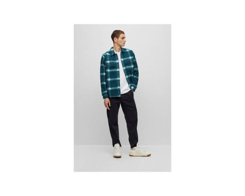 BOSS Langarmhemd grÃ¼n regular fit (1-tlg) von BOSS